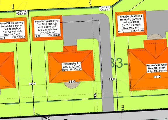 Situasjonsplan tomt 26