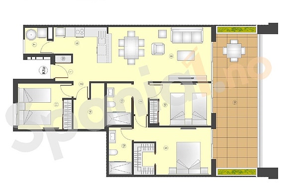 Plantegning av boligen