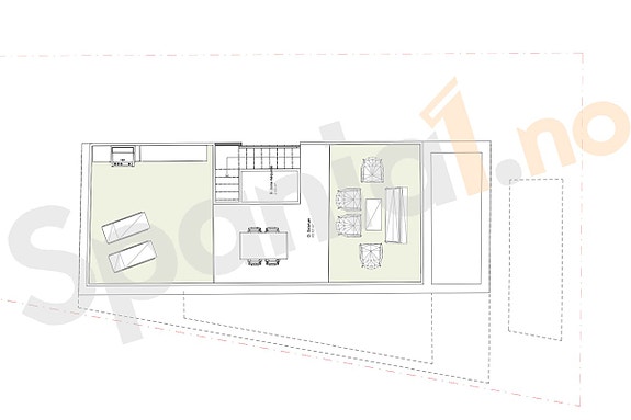 Plantegning takterrasse