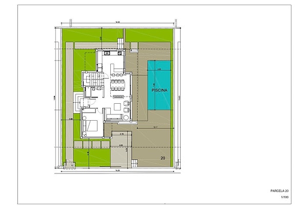 Plantegning av tomten
