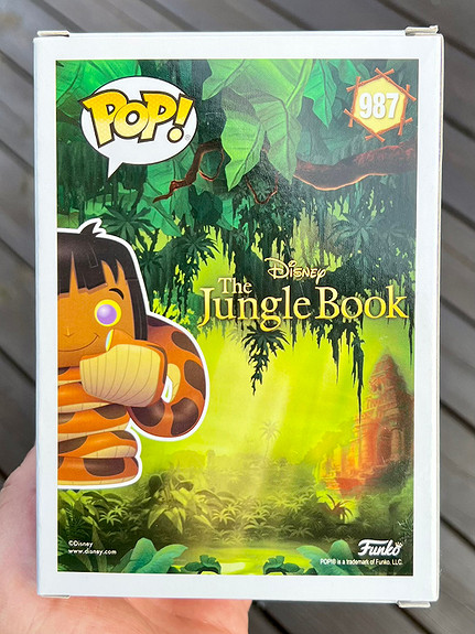 Funko Pop! Mowgli with Kaa | The Jungle Book Disney (987) Excl. to