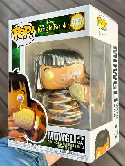 Funko Pop! Mowgli with Kaa | The Jungle Book Disney (987) Excl. to