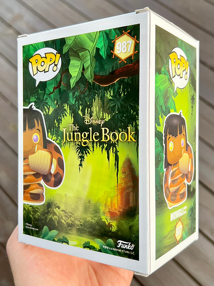 Funko Pop! Mowgli with Kaa | The Jungle Book Disney (987) Excl. to