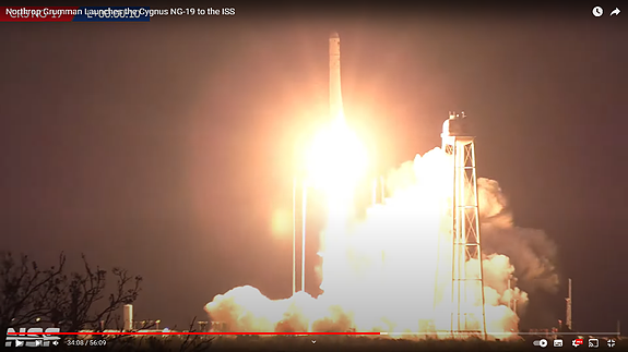 Launch of our payload to the International Space Station in August 2023
