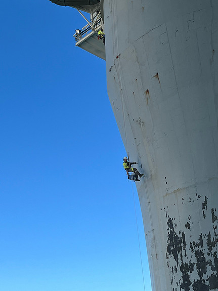 RaKon på jobb offshore