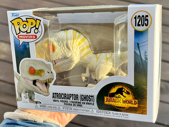 Funko Pop! Atrociraptor (Ghost) | Jurassic World Dominion (1205