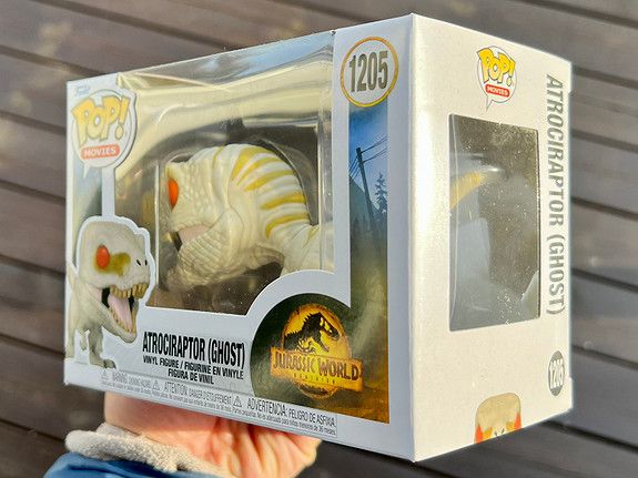 Funko Pop! Atrociraptor (Ghost) | Jurassic World Dominion (1205