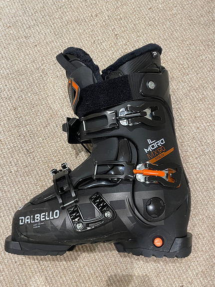 ski boots DALBELLO PANTERRA 100 , SKI/WALK, TRUFIT, CUSTOM FIT, FLEX  booster, micro, macro, canting ( like NEW ) 