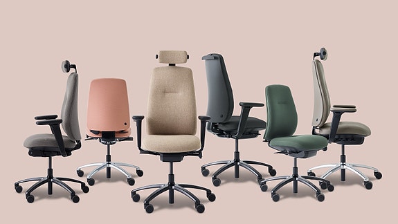 RH Logic family of work chairs