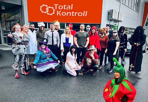 Halloween, en helt vanlig dag på kontoret