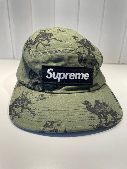 Supreme camel shop camp cap