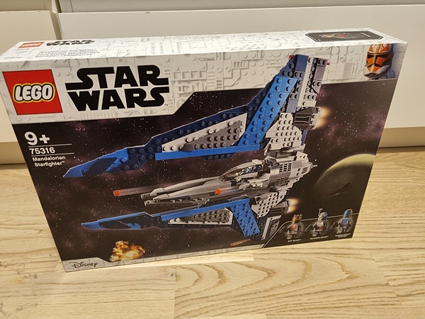 NY og forseglet Lego Star Wars 75316 Mandalorian Starfighter