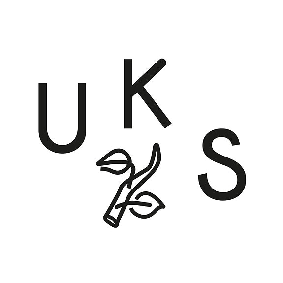 Unge Kunstneres Samfund logo