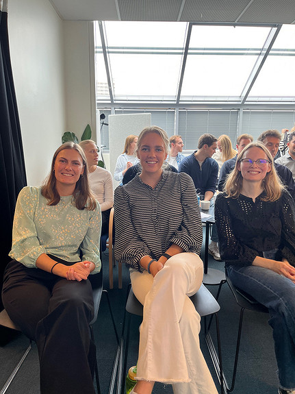 REdu-interns på resultatseminar, sommeren 2023