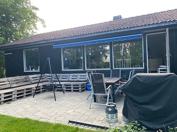 Baksiden av huset