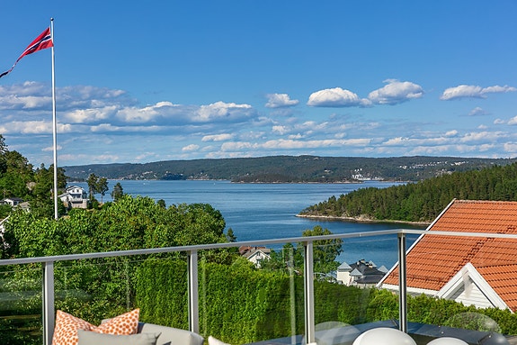 Flott utsikt til Oslofjorden