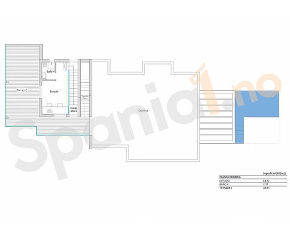 Plantegning 2. etg - Studio med bad