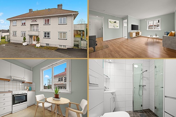 Velkommen til Josef Mindes gate 5B!
En tiltalende andelsleilighet i 1. etasje, attraktivt beliggende på Langestrand. Pent bad fra 2016. Leiligheten har noe sjøutsikt og terrasse med solrike forhold.
Velkommen på visning!