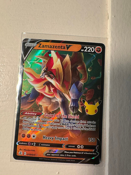 Zamazenta V - Celebrations #18 Pokemon Card