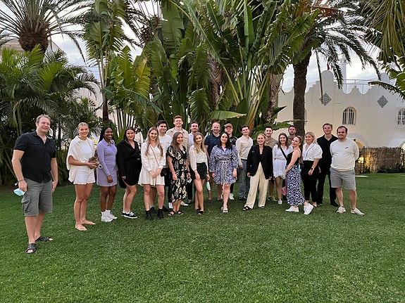 Det sosiale miljøet i INEVO er viktig. Her på workcation på Gran Canaria