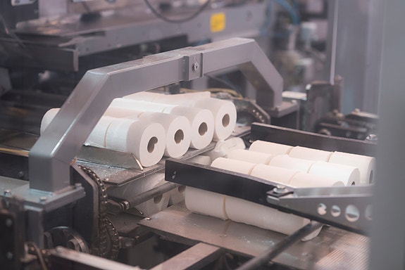 Vi har automatiske pakkestasjoner til produktene