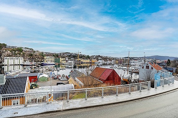 utsikt fra trappen