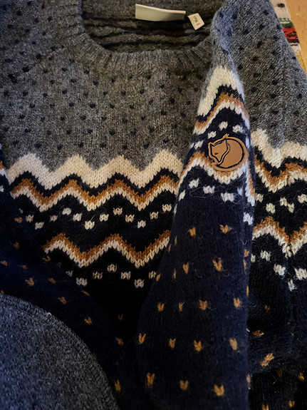 Vik folk hotsell knit sweater w