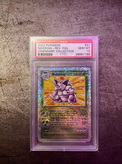 Nidoking 31/110 Reverse Foil Legendary Collection PSA 10 | FINN torget