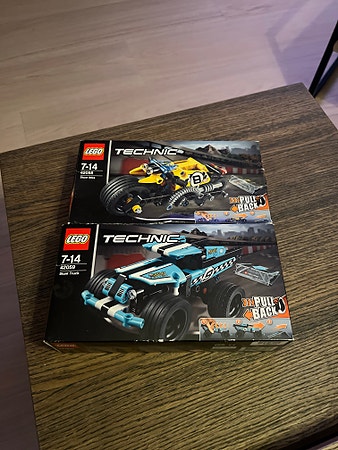 lego technic 42058 + 42059  uåpnet