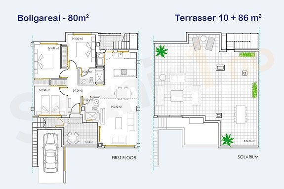 Plantegning toppleilighet