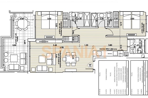 Romslig planløsning