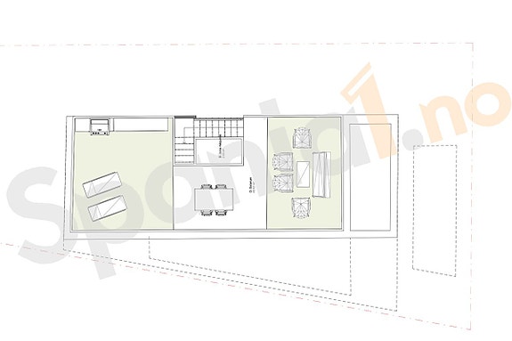 Plantegning takterrasse