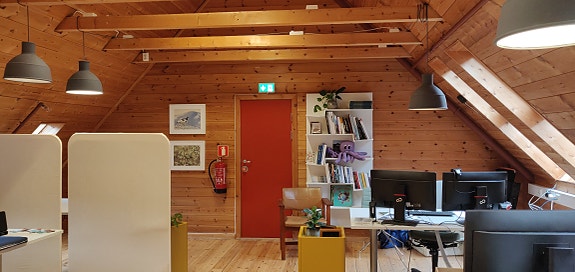 Kontorlandskapet.