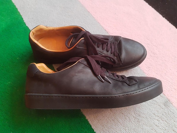 Stockholm skinn sko str 42, brukt en gang.