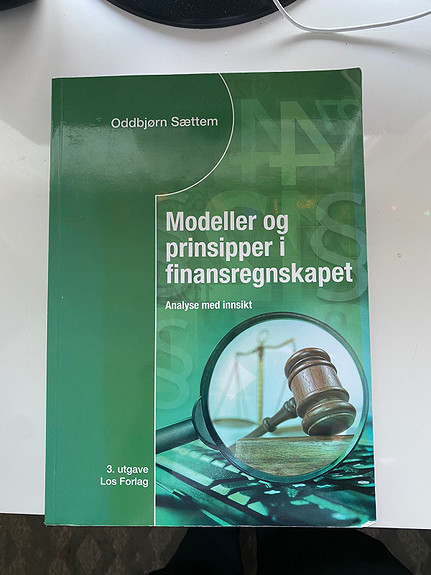 Modeller Og Prinsipper I Finansregnskapet- Analyse Med Innsikt | FINN ...