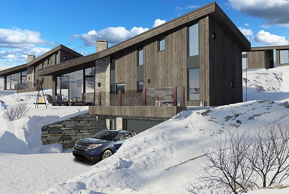 Tun 1 - hytte 140, 150 og 160