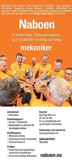 Bilde 1 av 5 i jobbannonse-galleriet