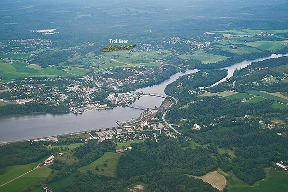 Feltets plassering i forhold til sentrum.