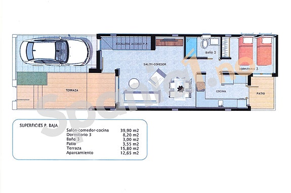 Plantegning bakkeplan
