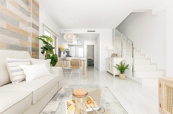 Åpen stue/kjøkkenløsning