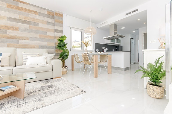 Åpen stue/kjøkkenløsning