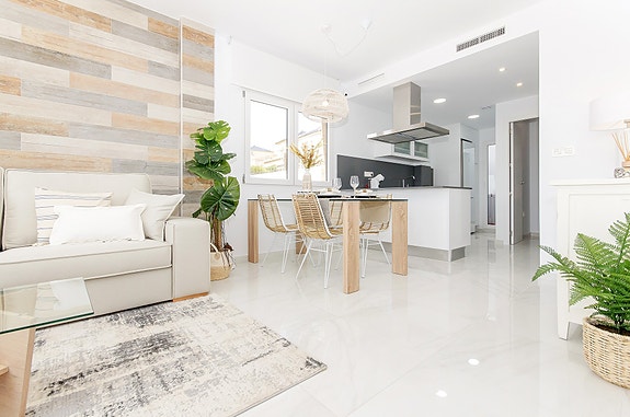 Åpen stue/kjøkkenløsning