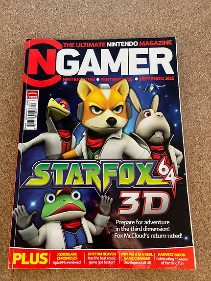 Starfox 64 3D Star Fox 3DS Original Nintendo Magazine Advert