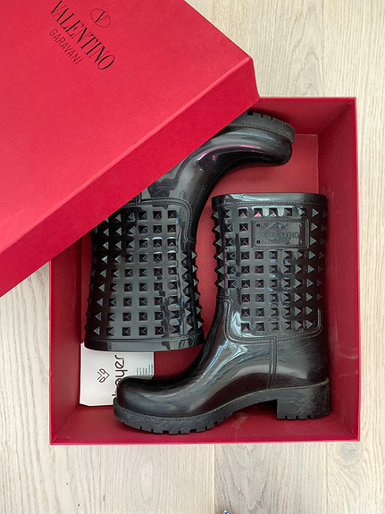Valentino gummistøvler/rain boots str. | FINN