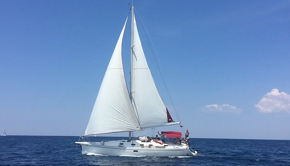Seilbåt, 43 fot, til leie, Middelh. beste havn, Kroatia. Makspower litiumbatt. 2 of 5