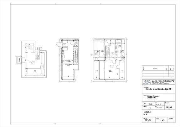 Plantegning leilighet 4