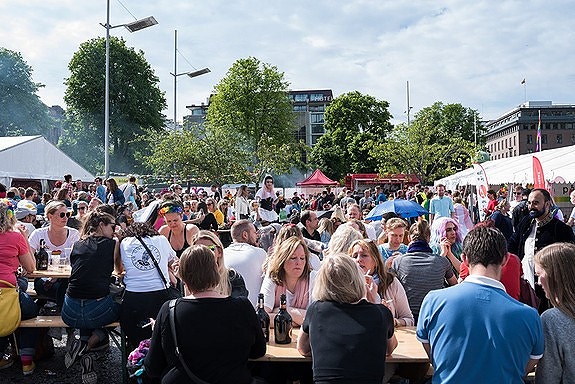 Pride Park på Festplassen 2019