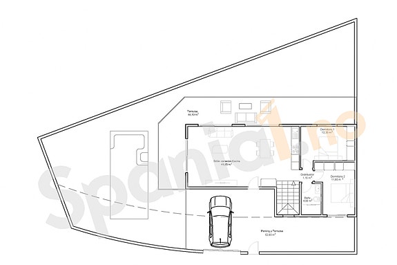 Plantegning hovedetasje
