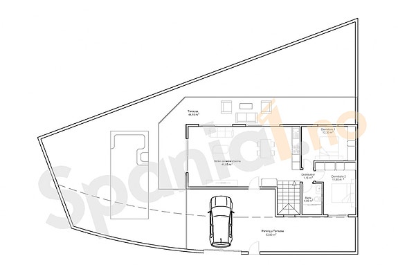 Plantegning hovedetasje
