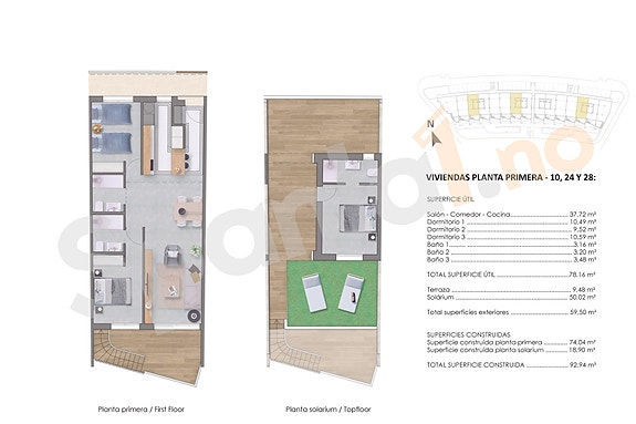 Plantegning toppleilighet